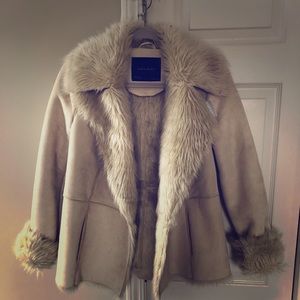ZARA faux fur jacket